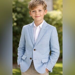 Boys H&M Linen Blend Jacket